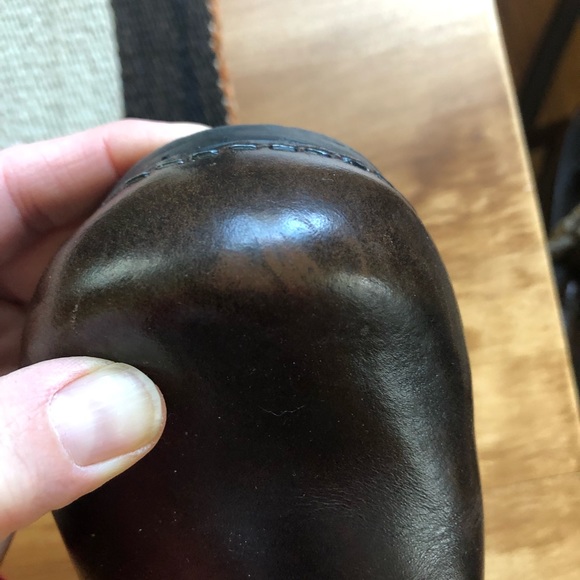 Sanita Brown women’s Leather Clogs Size 38 (US 7.5) - Picture 7 of 7